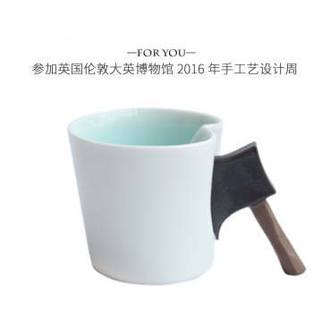 原来是泥|原创陶瓷随手杯马克杯 日式斧头创意男生杯子咖啡杯礼物
