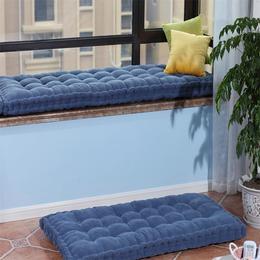 飘窗垫窗台垫沙发垫阳台垫加厚防滑地铺垫布艺海绵垫卧室毛绒坐垫