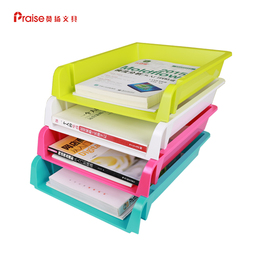 包邮套装组合文件架办公桌面收纳架彩色创意塑料资料托盘整理新品