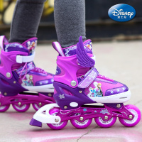 迪士尼溜冰鞋儿童全套装8男女童轮滑4-5-9旱冰鞋10滑冰鞋3-6-12岁