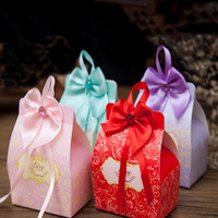 新款包邮结婚喜糖盒子创意韩式回礼盒婚庆欧式甜蜜婚礼纸盒深圳
