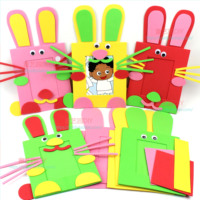 EVA动物相框 幼儿园儿童手工DIY制作小礼物榻榻米相框精品材料包