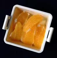 橙子切盒 新鲜甜橙果切下单现切 干净美味 仅发哈市同城当天配送