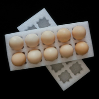 珍珠棉鸡蛋泡沫蛋托快递防震包装10枚蛋托专用缓冲纸箱蛋托礼盒