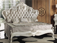 杰蒂森欧式家具实木床欧式床1.8米双人床婚床靠背法式床公主床