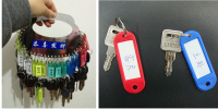 柔软塑料钥匙牌 宾馆酒店号码牌 钥匙扣 行李吊牌 分类牌 挂牌