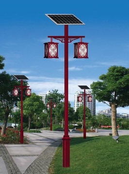 3米3.5米4米太阳能路灯庭院灯小区景观户外照明LED公园别墅草坪灯