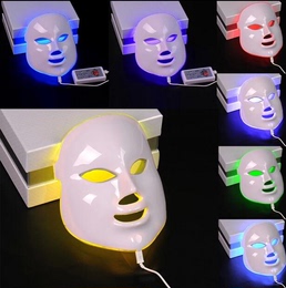 LED彩光面膜三色七色祛痘彩光面罩电子美容光子嫩肤仪器家商用