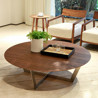 茶几实木简约北欧椭圆形矮桌日式小户型宜家创意现代白橡木咖啡桌